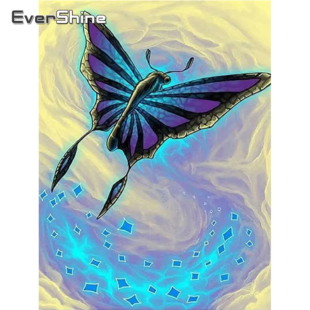 EverShine DIY Gyémánt Festmény, Állat Kép, Strassz Kézzel készített Ajándék Gyémánt Festmény Pillangó Mozaik Art Dekoráció Otthon