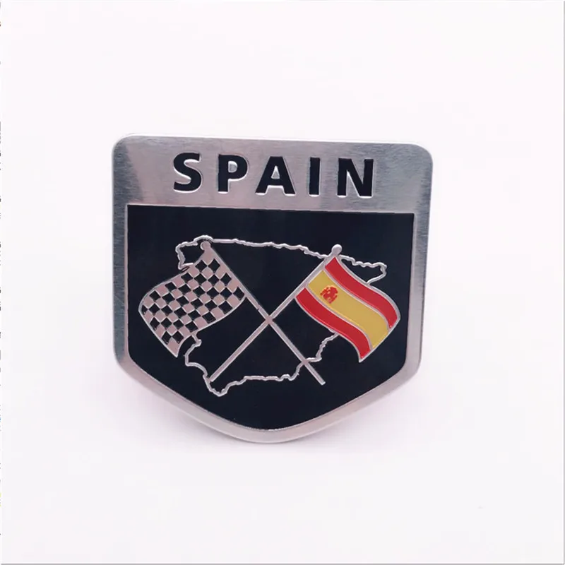 Spanyol Nemzeti Zászló Spanyolország Jelkép Autó Matricák