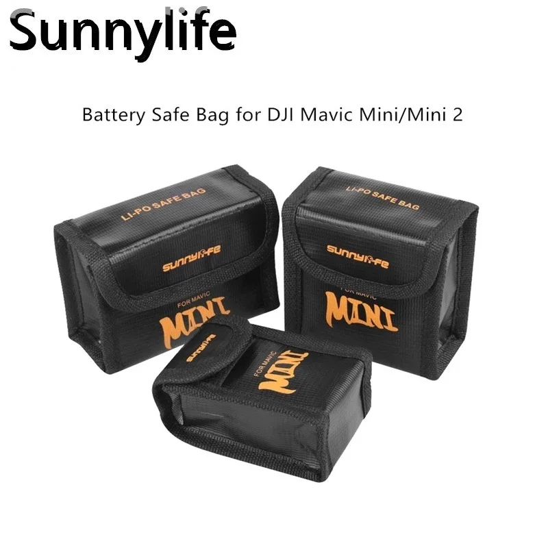 Sunnylife robbanásbiztos Akkumulátor Akkumulátor Biztonságos Zsák Védő-Tároló Táska DJI Mavic Mini /Mini 2/Mini SE Akkumulátor Tartozékok
