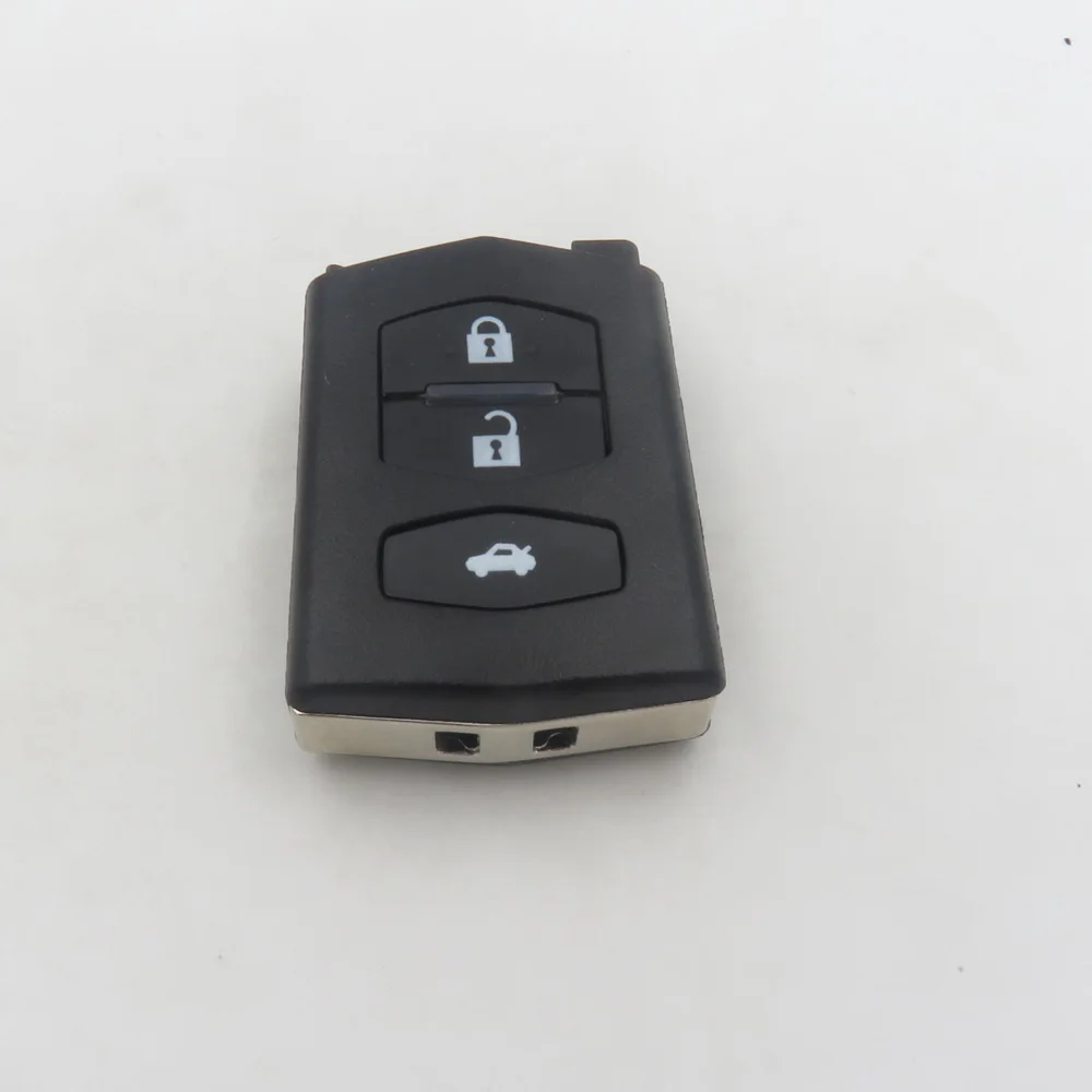 Összecsukható Kocsi Távoli Kulcs Csere Fekete hüvely Fob 3 gombokat A Mazda 2 3 5 6 MX5 RX8 Cocolockey